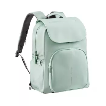 XD Design Soft Daypack Mint 15L perdirbto PET kuprinė nešiojamam kompiuteriui su USB prievadu ir RFID apsauga