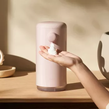 Xiaomi automatinis muilo dozatorius - rožinis (spalvų serija) | bekontaktis putojančio muilo dozatorius