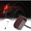 Xiaomi M365 PRO Tail Light - LED galinis žibintas, stabdžių šviesa, atsarginė dalis M365 Pro, M365, 1S, Essential, Pro 2 elektriniams paspirtukams