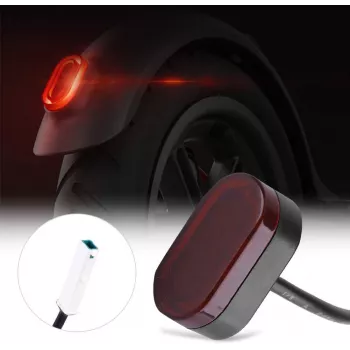 Xiaomi M365 PRO Tail Light - LED galinis žibintas, stabdžių šviesa, atsarginė dalis M365 Pro, M365, 1S, Essential, Pro 2 elektriniams paspirtukams