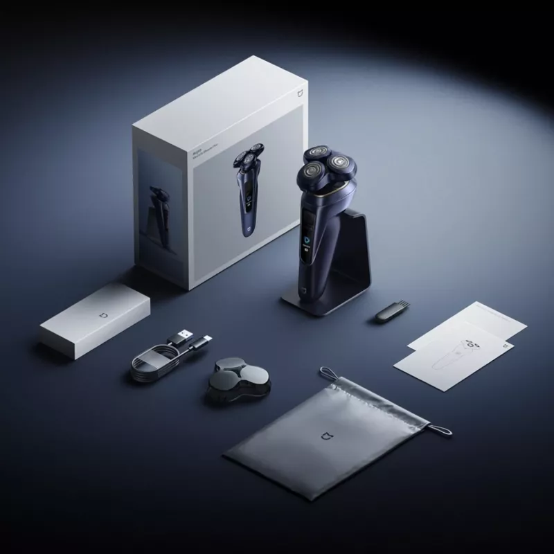 Xiaomi Mijia Electric Shaver Pro Portable Blue, vyriškas elektrinis skustuvas, ES, USB Type-C