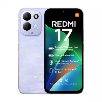 Xiaomi Redmi 17 4GB RAM 128GB atmintis Dual SIM 4G LTE alyvinė violetinė NFC Android išmanusis telefonas