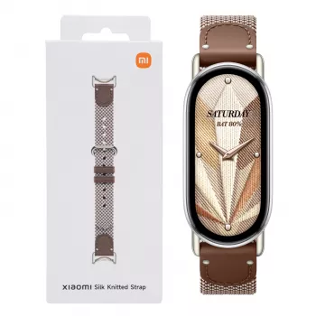 Xiaomi Smart Band 10 megzto šilko dirželis - Feather Brown
