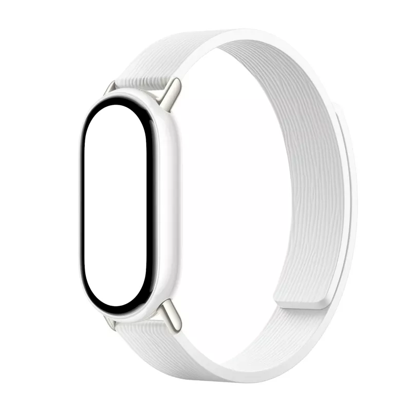 Xiaomi Smart Band 10 magnetinis Kona odos dirželis – ledynų baltumo