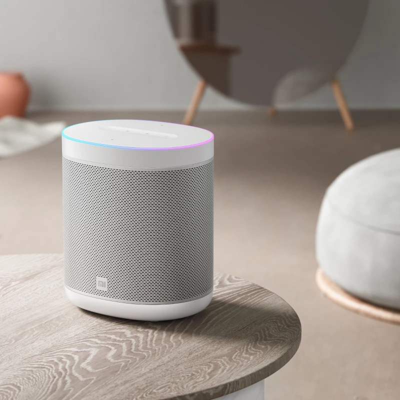 Xiaomi Smart Speaker su Google Assistant, Chromecast, IR nuotolinio valdymo ir LED laikrodžiu - juoda