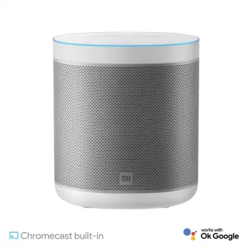 Xiaomi Smart Speaker su Google Assistant, Chromecast, IR nuotolinio valdymo ir LED laikrodžiu - juoda