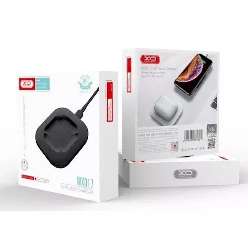 XO AirPods 2 - AirPods Pro belaidinis įkroviklis WX017 Baltas