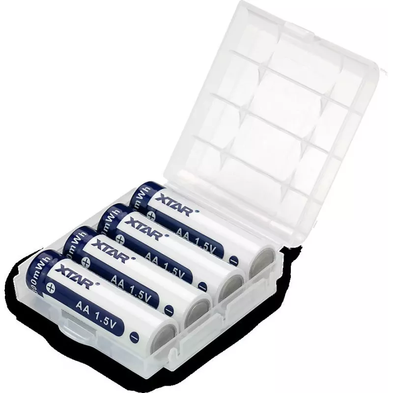XTAR R6 AA 1.5V Li-ion 2000mAh Įkraunamos Baterijos (4 vnt.)
