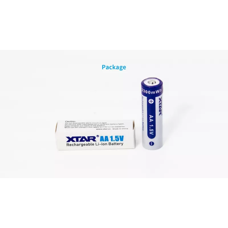 XTAR R6 AA 1.5V Li-ion 2000mAh Įkraunamos Baterijos (4 vnt.)