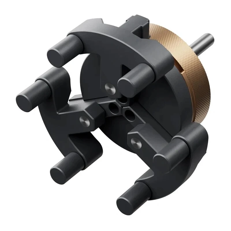 XTOOL RA3 Lite besisukantis adapteris – 4-in-1 rotacinis priedas xTool lazeriniams graviruotojams (griebtuvas, volelis, žiedas, sfera)