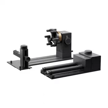 XTOOL RA3 Lite besisukantis adapteris – 4-in-1 rotacinis priedas xTool lazeriniams graviruotojams (griebtuvas, volelis, žiedas, sfera)