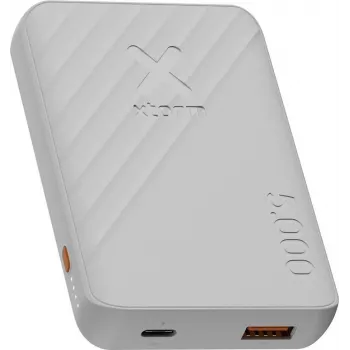 Xtorm Go2 Series Power Bank 5000 mAh 12W USB-C & USB-A Ice White XG2E057