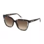 Yalea moteriški akiniai nuo saulės SYA028N5503KA Havana acetatinis rėmelis, rudi gradientiniai lęšiai 55/17/140 mm