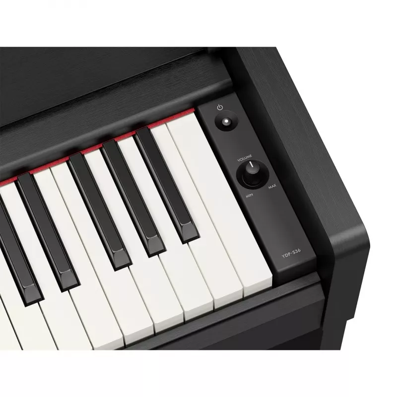 Yamaha ARIUS YDP-S36B Skaitmeninis pianinas – 88 klavišų, svertinė klaviatūra, CFX garsas, juoda