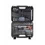 YATO 93 dalių 1/4 inch ir 1/2 inch varomųjų lizdų ir įrankių rinkinys plastikiniame dėkle - YT-38784