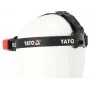 Yato YT-08594 COB LED darbinis žibintas su magnetiniu pagrindu ir pasukamu kabliu, 200 lm, 3x AA, juodas/raudonas