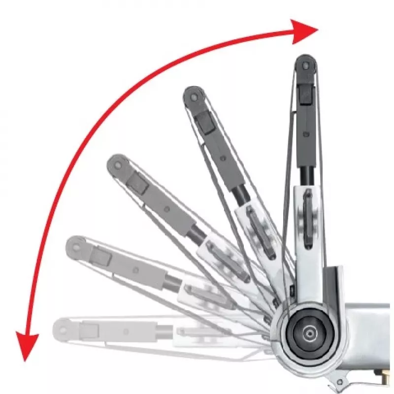Yato YT-09741 Tiesus šlifuoklis 710 W 20000 RPM 6 mm įvorė, nerūdijantis plienas