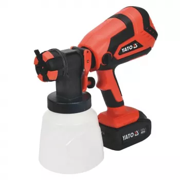 Yato YT-82765 Pneumatinis HVLP dažų purkštuvas su gravitaciniu padavimu, 1 L aliuminio taurelė, 1,5 mm antgalis