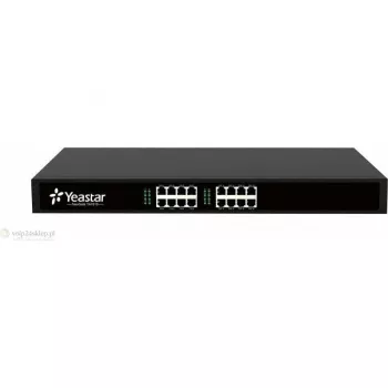 Yeastar TA1610 16-Port FXO VoIP Gateway - 2x RJ45, 16x RJ11, 1U Rackmount