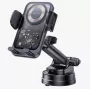 YESIDO 15W Suction Cup Car Wireless Charging Holder Black
