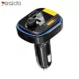 YESIDO Bluetooth į FM siųstuvą 43W Greitas Automobilinis Kroviklis Y45 Juodas