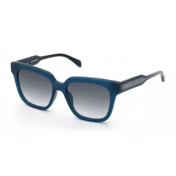 ZADIG & VOLTAIRE SZV452-530D99 Moteriški akiniai nuo saulės - Havana acetato rėmelis, rudi gradientiniai lęšiai, UV400 apsauga