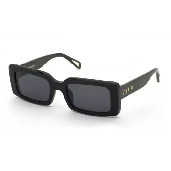 Zadig & Voltaire Unisex saulės akiniai SZV462-54700Y Havana rudi stačiakampiai 54mm