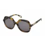 Zadig & Voltaire moteriški stačiakampiai akiniai nuo saulės SZV404-5607HL Havana / rudi gradientiniai 56 mm