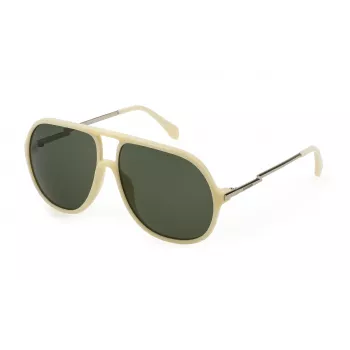 ZADIG & VOLTAIRE moteriški akiniai nuo saulės SZV305-6009ZQ stačiakampiai pilki lęšiai 60/13/135 mm