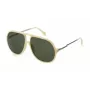 ZADIG & VOLTAIRE moteriški akiniai nuo saulės SZV305-6009ZQ stačiakampiai pilki lęšiai 60/13/135 mm