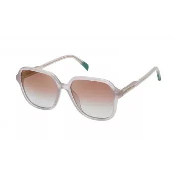 ZADIG & VOLTAIRE moteriški akiniai nuo saulės SZV375556K7G – acetatinis rėmelis, UV400 apsauga, 55 mm lęšiai