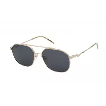 ZADIG & VOLTAIRE moteriški akiniai nuo saulės SZV377S560300 Havana acetatinis kvadratinis rėmas rudi gradientiniai lęšiai 56/16/140 mm
