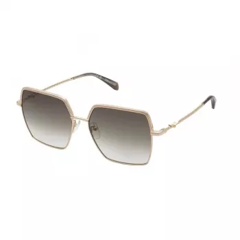 ZADIG & VOLTAIRE moteriški akiniai nuo saulės SZV406-5608FC Havana rudi acetatiniai rėmeliai, rudi gradientiniai lęšiai 56/17/140 mm