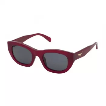 ZADIG & VOLTAIRE moteriški akiniai nuo saulės SZV408-5109M5 - Havana rėmelis, rudi gradientiniai lęšiai, UV400 apsauga