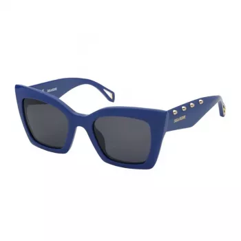 ZADIG & VOLTAIRE Moteriški akiniai nuo saulės SZV409-520D82 Havana Acetate Gradient Grey