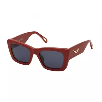 ZADIG & VOLTAIRE moteriški akiniai nuo saulės SZV411-5106XX Brown Havana