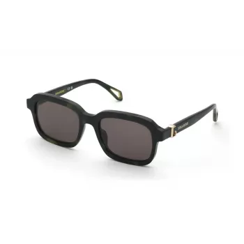 Moteriški ZADIG & VOLTAIRE akiniai nuo saulės SZV416-53092I Juodas acetato rėmelis Pilki gradientiniai lęšiai 53mm