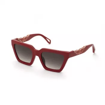 ZADIG & VOLTAIRE moteriški akiniai nuo saulės SZV418-5306XX (53/19/140 mm) acetatinis rėmelis UV400