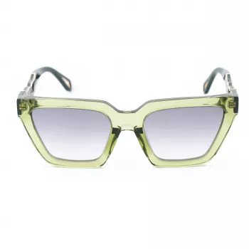 ZADIG & VOLTAIRE Moteriški akiniai nuo saulės SZV418-53M40X Havana Acetate Square Frame Brown Lens 53/19/140 mm