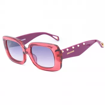 ZADIG & VOLTAIRE moteriški akiniai nuo saulės SZV423-516MHX Havana Acetate Rectangular 51mm