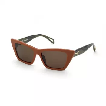 ZADIG & VOLTAIRE Moteriški akiniai nuo saulės SZV419 Havana Acetate Brown Gradient Lens 55/16/140 mm