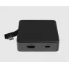 ZAGG 4 portų USB šakotuvas juodas/pilkas
