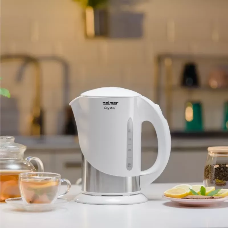 Zelmer Crystal ZCK7630W virdulys, 1,7 l, 2200 W, baltas