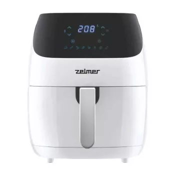 Zelmer ZAF5501W Oro gruzdintuvė be aliejaus, 5 l, 1500 W, skaitmeninis jutiklinis valdymas, balta
