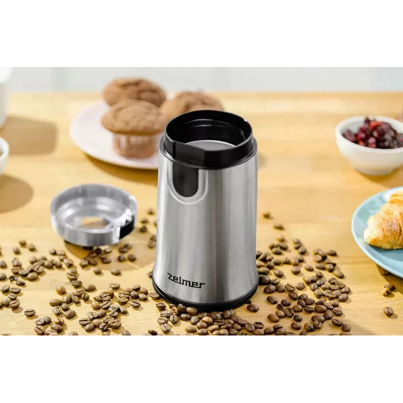 Zelmer ZCG7425 Kavos Malūnėlis, 150 W Pjovimo Malūnėlis, 50 g Talpa, Juoda
