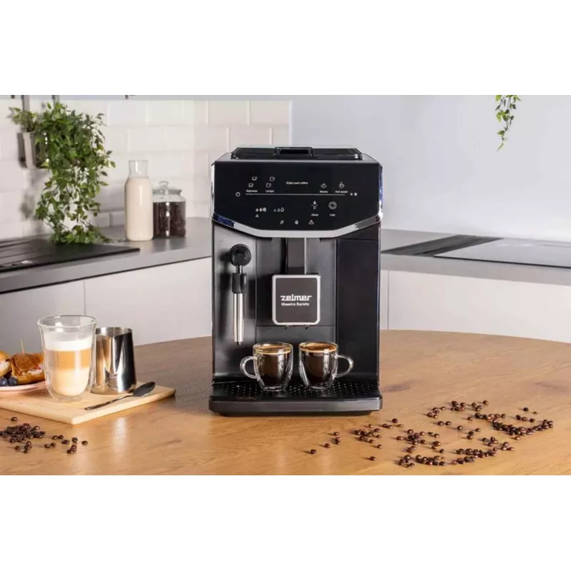 Zelmer ZCM8121 Maestro Barista Espreso kavos aparatas 15 bar 1450W juodas/sidabrinis