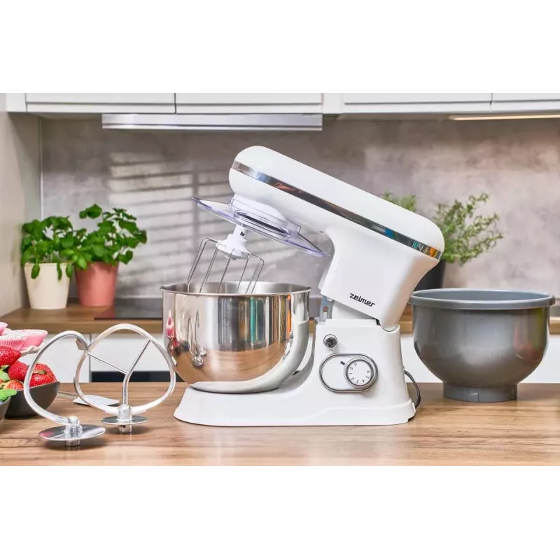 Zelmer ZKR1350 stacionarus maišytuvas 1000 W 4 L dubuo baltas