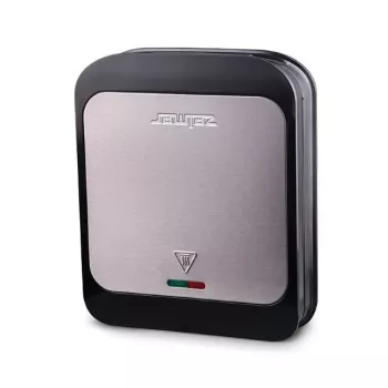 Zelmer ZSM7410 1200W sumuštinių kepsninė 4 sumuštiniams, nelipniomis plokštelėmis, nerūdijančio plieno / juoda