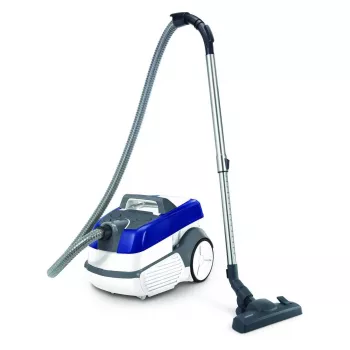 Zelmer ZVC9140D W&D AquaLeon Pro šlapio ir sauso valymo dulkių siurblys – 1700 W, vandens filtras, juoda/sidabrinė/mėlyna