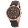 ZENO MAN ZE5181-3 Automatinis laikrodis 40mm Juodas ciferblatas Odinis dirželis